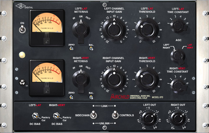 NYC Recording Studio Gear UAD Fairchild 670 Compressor