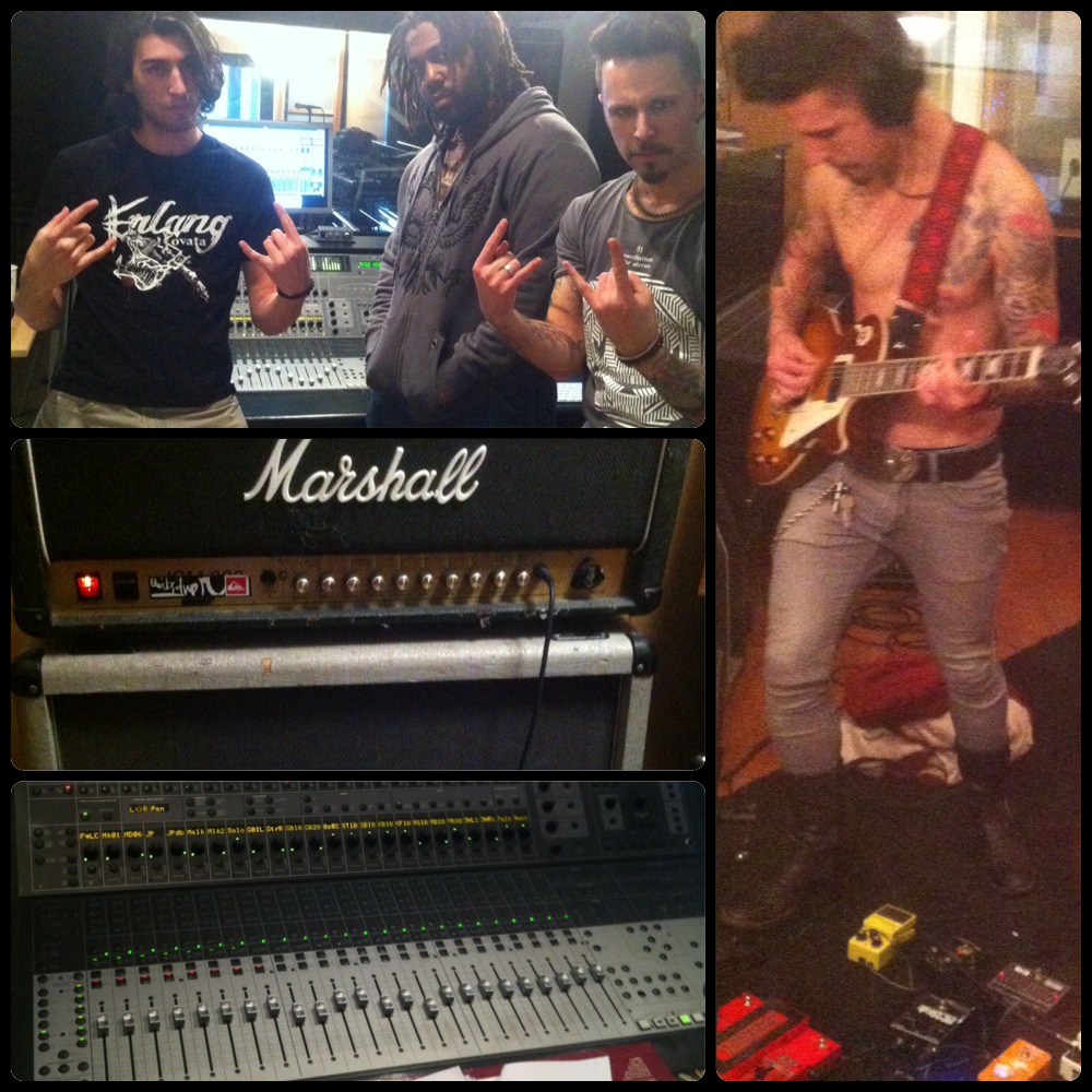 Metal Band Erlang Kovata Records in New York at Mirrortone Studios