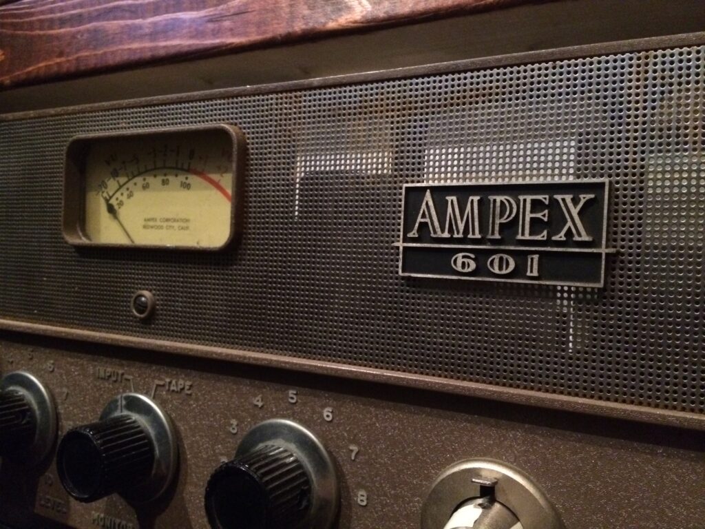 NYC Recording Studio Gear Ampex 601